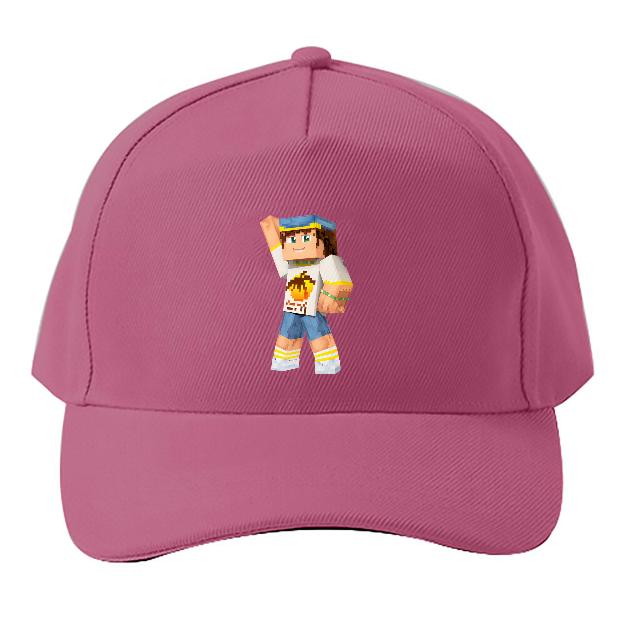 （画像用） マインクラフト ブロックの世界 Minecraft MC Block world ベースボールキャップ 綿100％ 男女兼用 帽子 スポーツ
